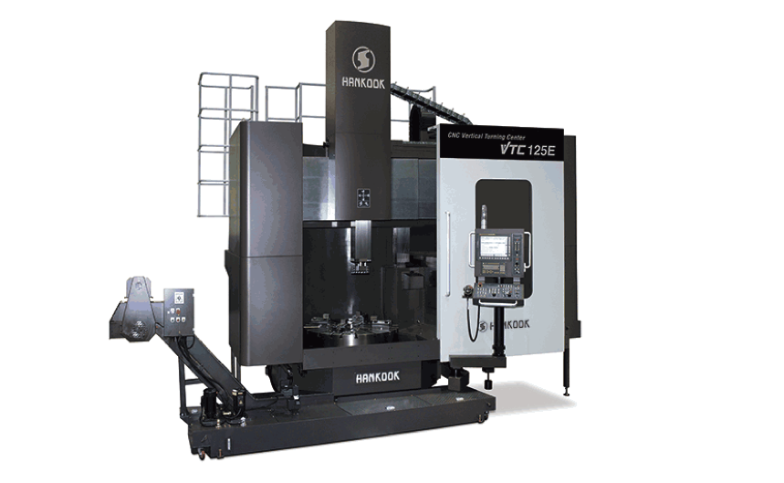 Hankook VTC125(E) 3-Axis Ram Type Vertical Boring & Turning Machine – C-Axis & Live Tools