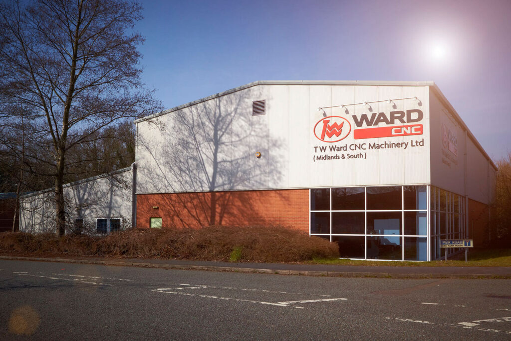 T W Ward CNC Redditch Showroom exterior