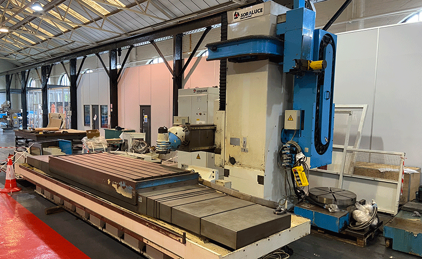USED SORALUCE TL25 Travelling Table Bed Type Milling Machine – TWW Cat 7877