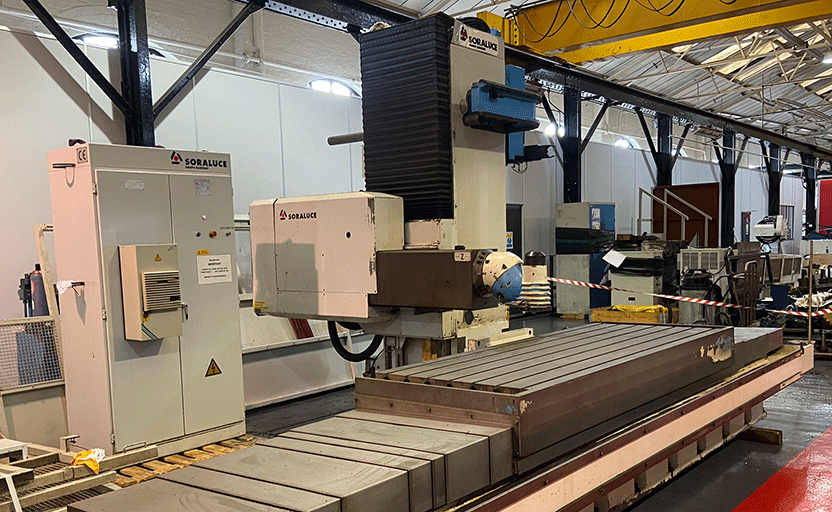 USED SORALUCE TL25 Travelling Table Bed Type Milling Machine – TWW Cat 7877