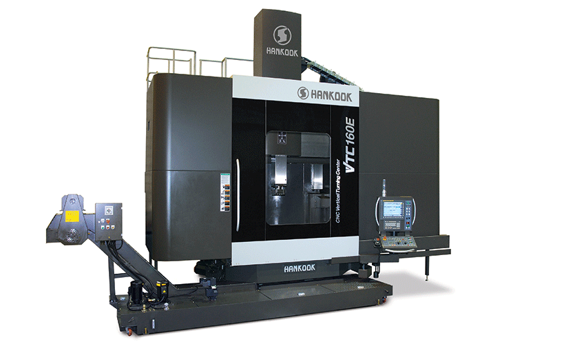 Hankook VTC160(E) 3-Axis Ram Type Vertical Boring & Turning Machine – C-Axis & Live Tools