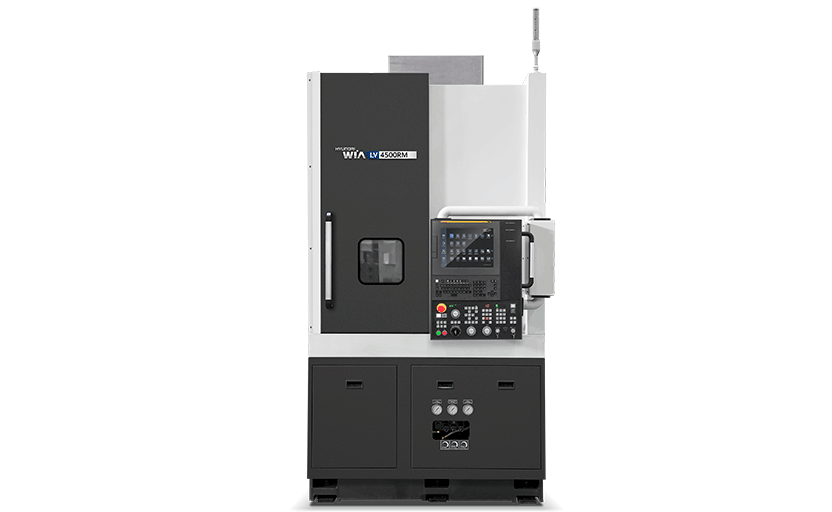 Hyundai-Wia LV4500RM.LM Compact Type CNC Vertical Lathe with C-Axis & Driven Tools