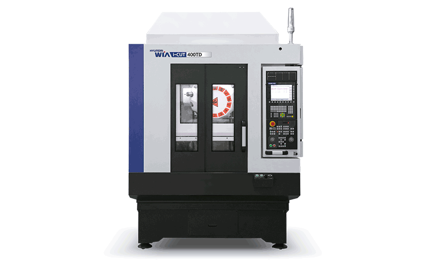 Hyundai-Wia i-CUT400TD Vertical Drilling & Tapping Centre, Dual Rotating Table