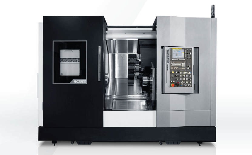 Takisawa Taiwan NX-2500MT Series 3-Axis Slant Bed CNC Turning Centre with C-Axis & Driven Tools