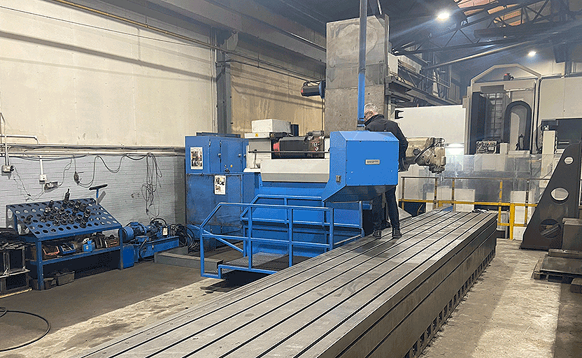 USED BUTLER ELGAMILL HE4000 x 8000 Travelling Column Integral Bed Type Milling Machine – TWW Cat 7950