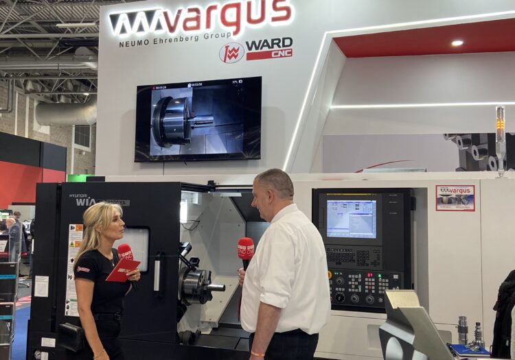 Ward CNC at the Vargus stand, MACH exhibition 2024.