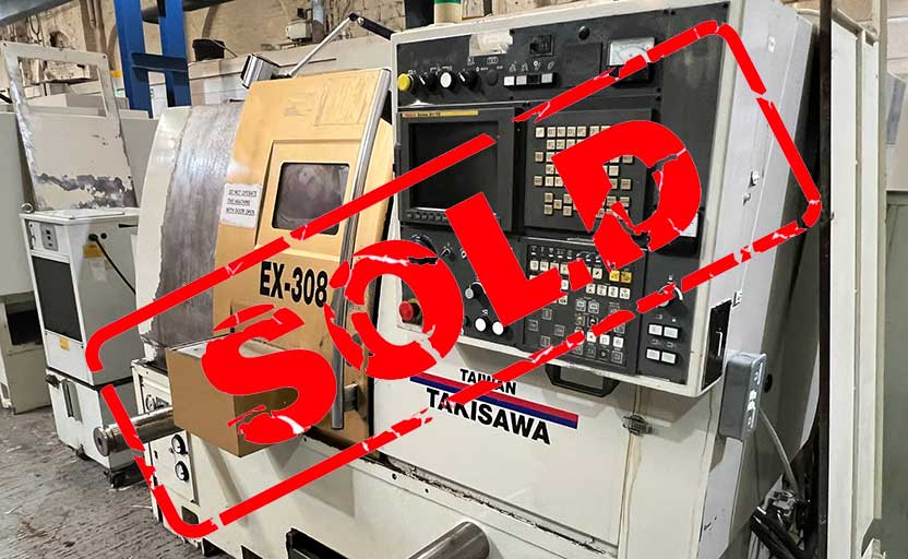 USED Takisawa Taiwan EX-308 3-Axis Slant Bed Universal CNC Lathe – TWW Cat 7986