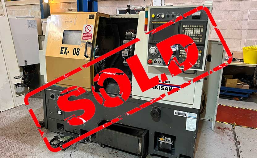 USED Takisawa Taiwan EX-108 2-Axis CNC Lathe – TWW Cat 7987