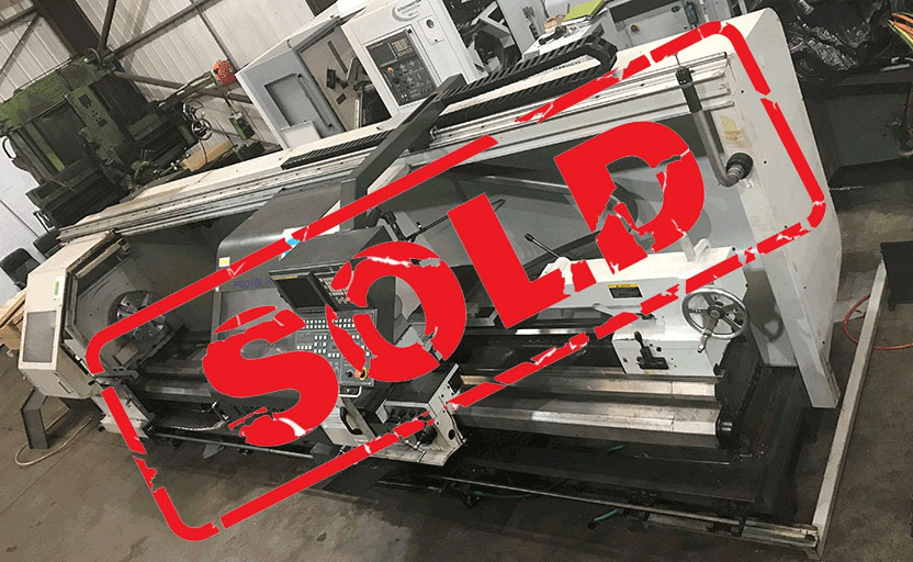 USED Hankook Protec 7NB x 4000 Flat Bed CNC Lathe – TWW Cat 8040