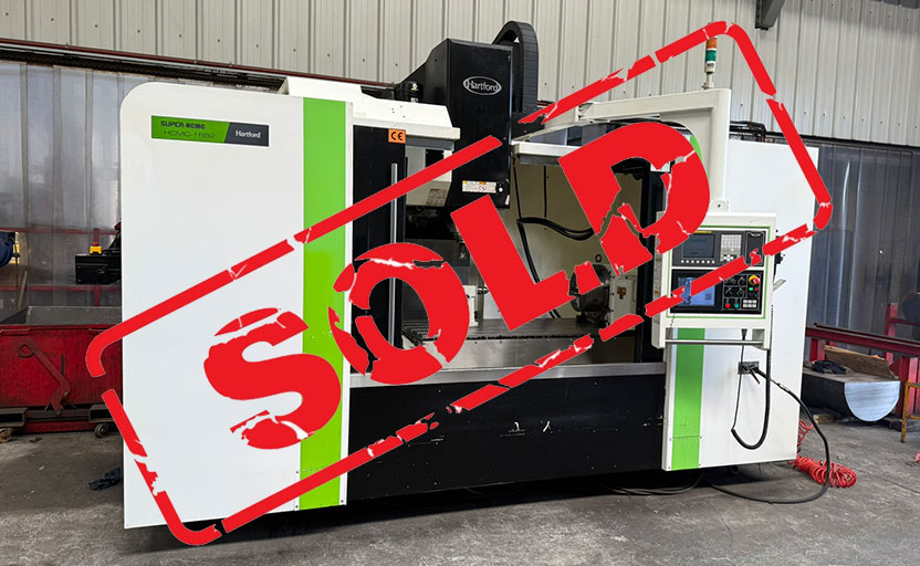 USED Hartford HCMC1682 Heavy Cutting Open Fronted Vertical Machining Centre – TWW Cat 8067