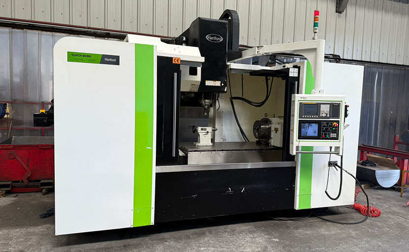 USED Hartford HCMC1682 Heavy Cutting Open Fronted Vertical Machining Centre – TWW Cat 8067