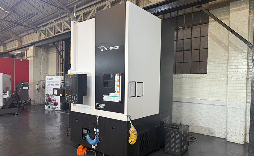HYUNDAI-WIA LV8500LM Compact Type CNC Vertical Lathe with C-Axis & Driven Tools – TWW Cat 7967