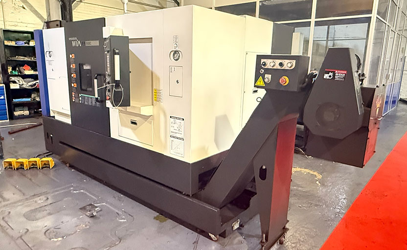 USED Hyundai-Wia L300C Slant Bed 2-Axis CNC Lathe – TWW Cat 8068