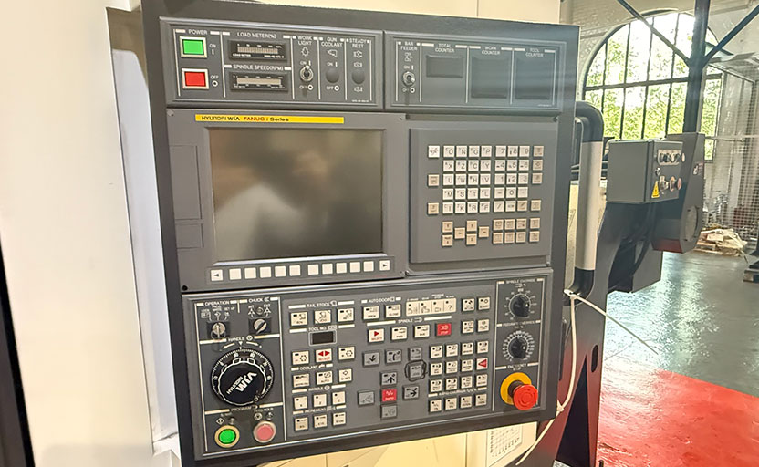 USED Hyundai-Wia L300C Slant Bed 2-Axis CNC Lathe – TWW Cat 8068