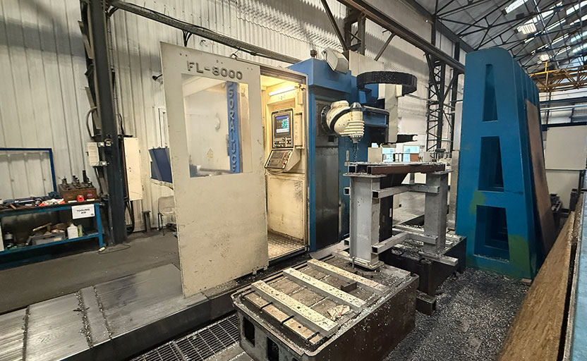 USED SORALUCE FL8000 Travelling Column Floor Type Milling Machine – TWW Cat 8070