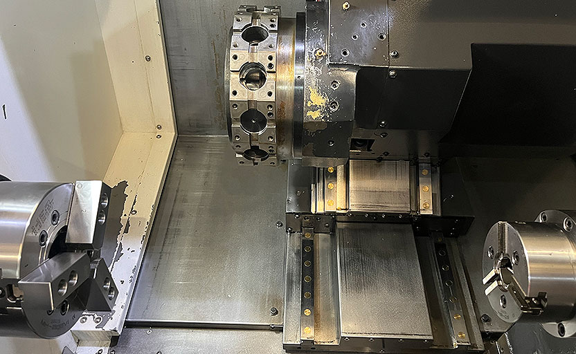 USED HYUNDAI-WIA SE2200LSY Slant Bed, Y-Axis CNC Lathe with Sub Spindle – TWW Cat 8080